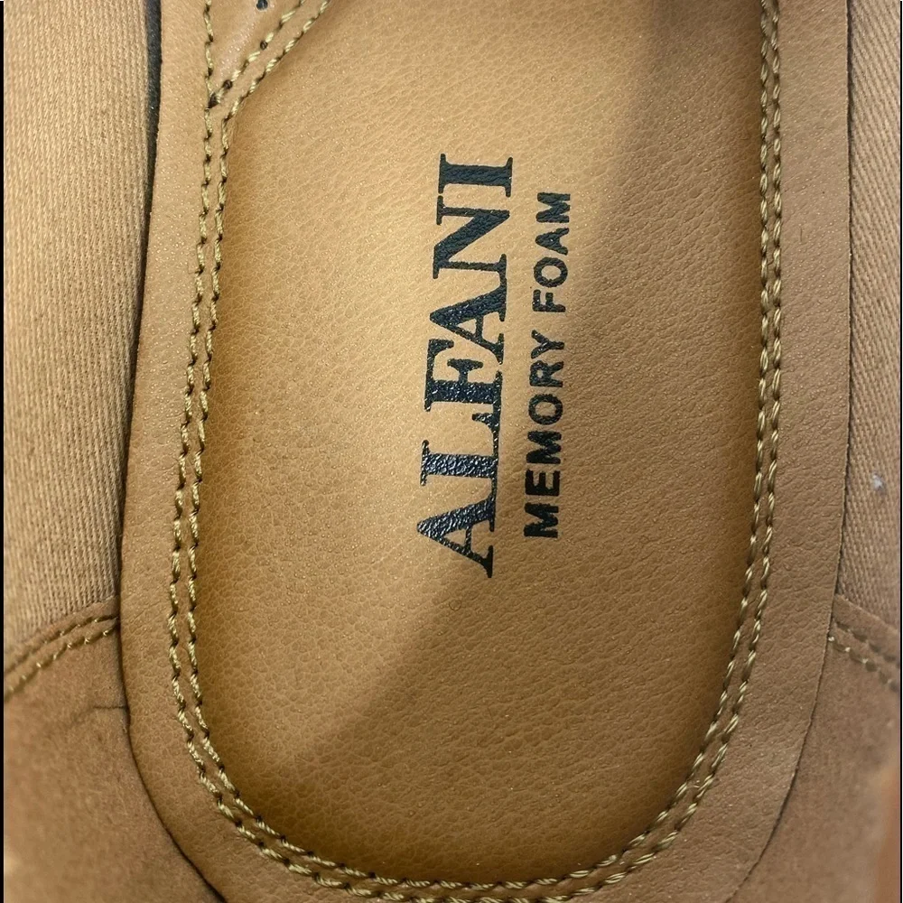 Alfani Truman Tan Bit Slip On Loafer Shoes